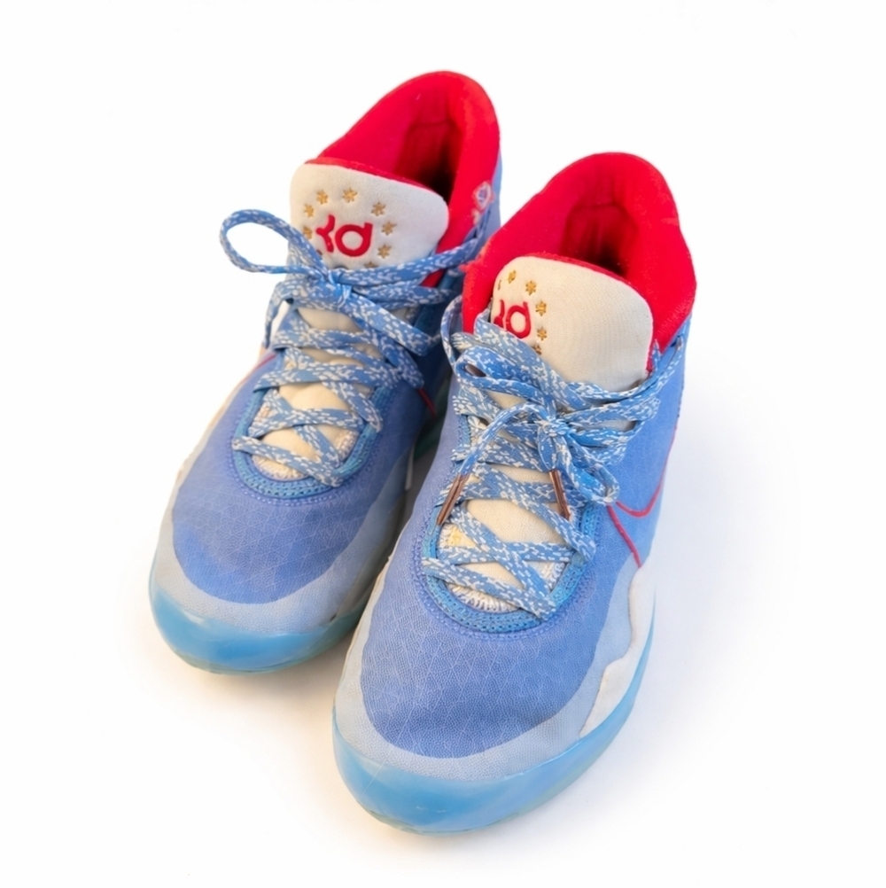 2019 Nike Kevin Durant 12 X Don C NBA All Star Game Sky Blue Red Size mens 6 - Picture 2 of 13